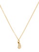 Tiffany & Co. 18K Diamond Teardrop Pendant Necklace