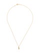 Tiffany & Co. 18K Diamond Teardrop Pendant Necklace