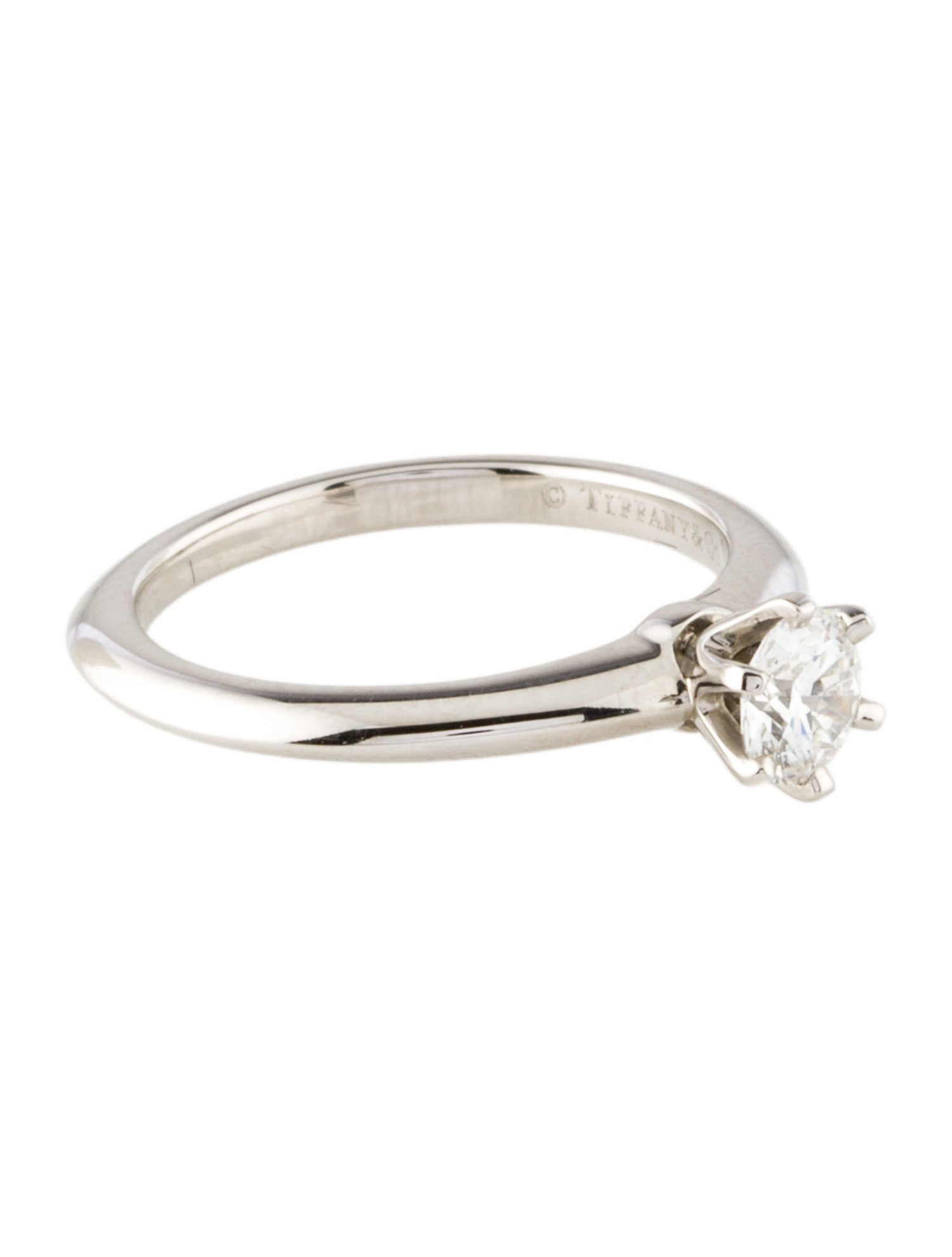 Tiffany & Co. Platinum Diamond Engagement Ring