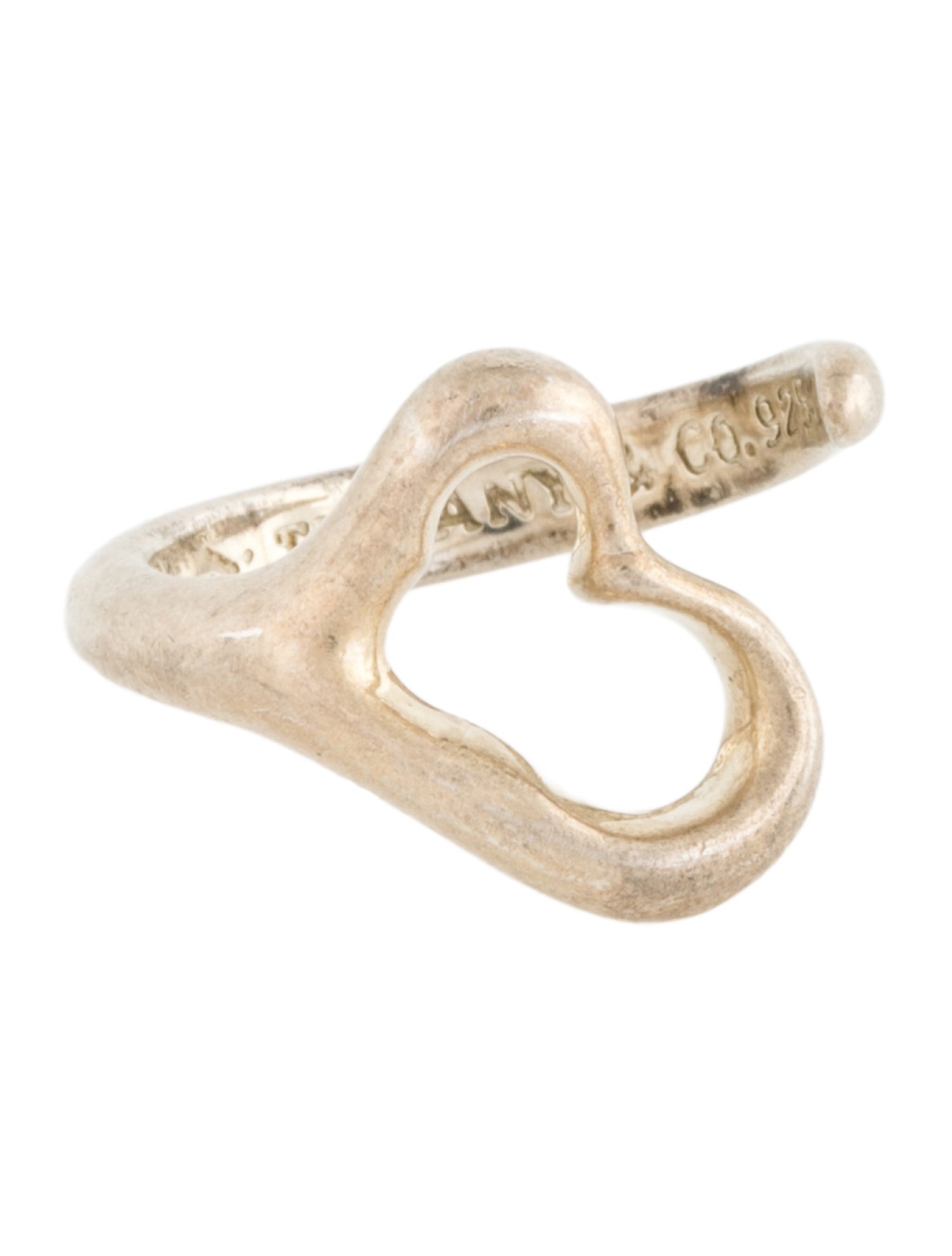 Tiffany & Co. Vintage Open Heart Ring