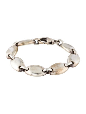 Tiffany & Co. Link Vintage Oval Pebble Bracelet