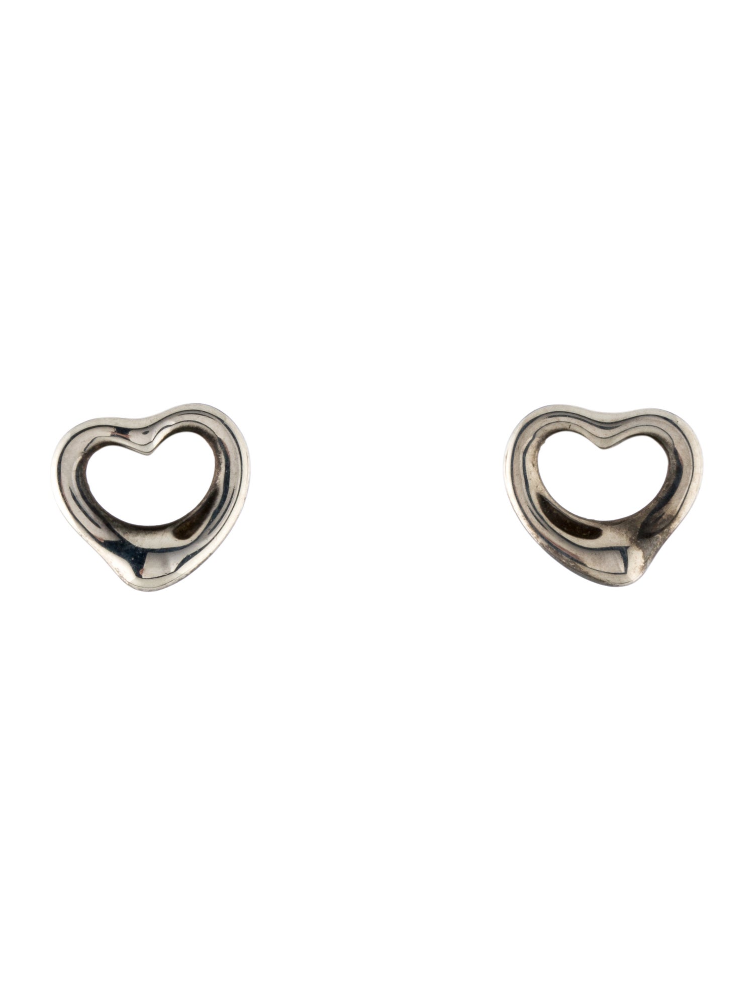 Tiffany & Co. Open Heart Stud Earrings