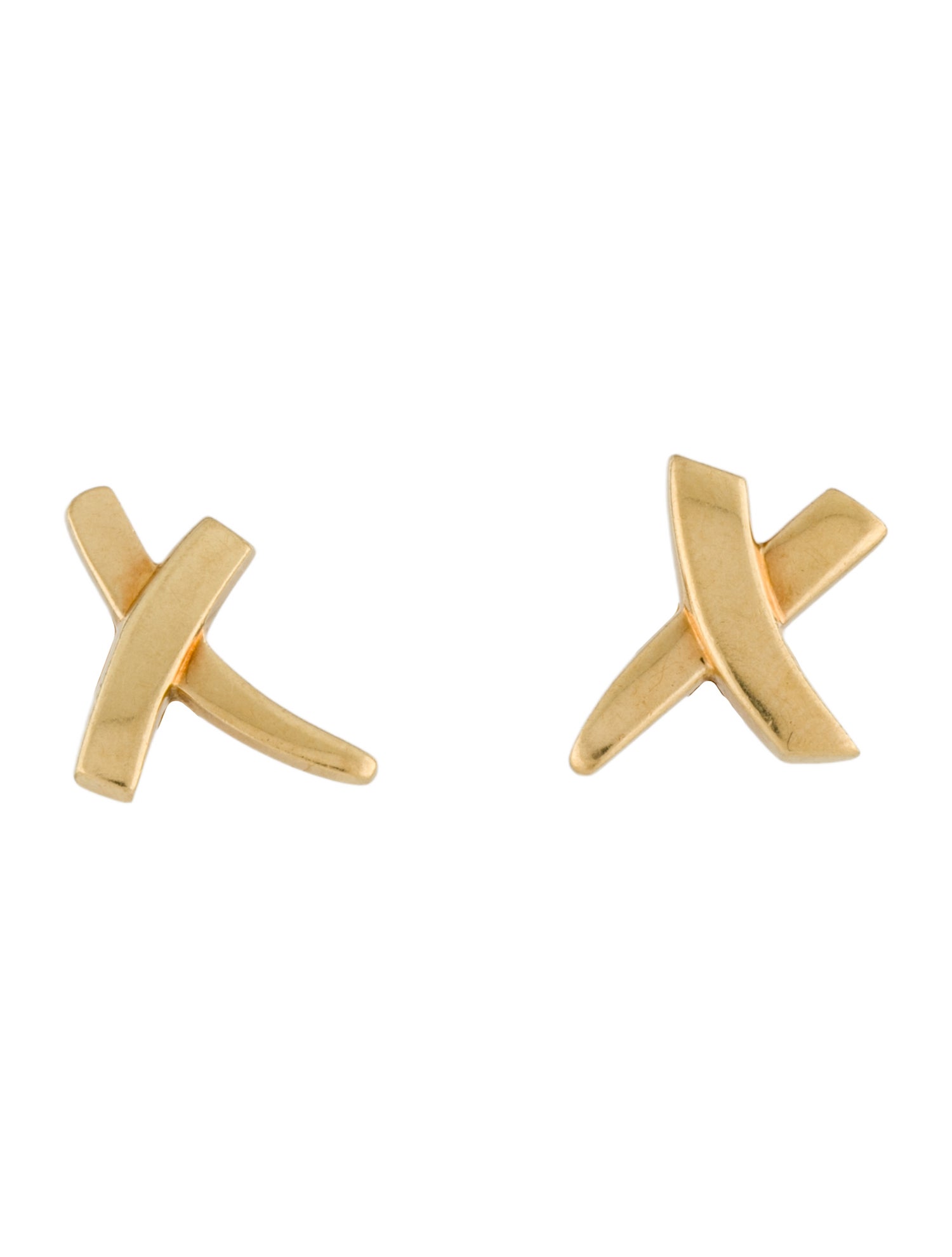 Tiffany & Co. 18K Graffiti X Stud Earrings
