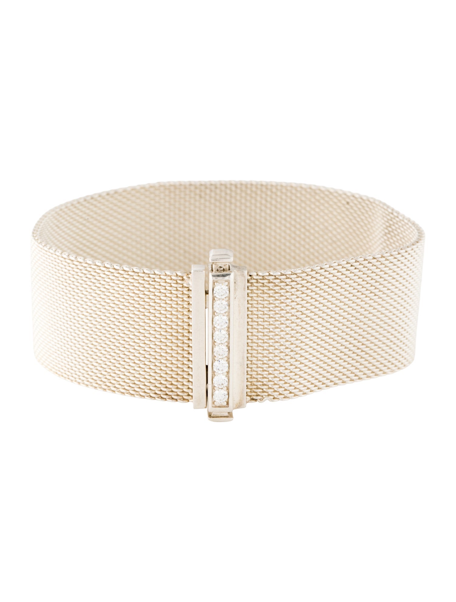 Tiffany & Co. Diamond Somerset Mesh Bracelet