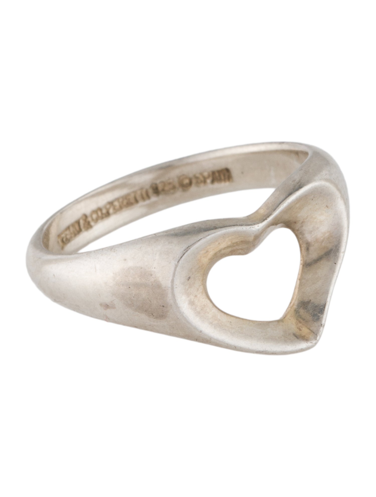 Tiffany & Co. Vintage Open Heart Ring