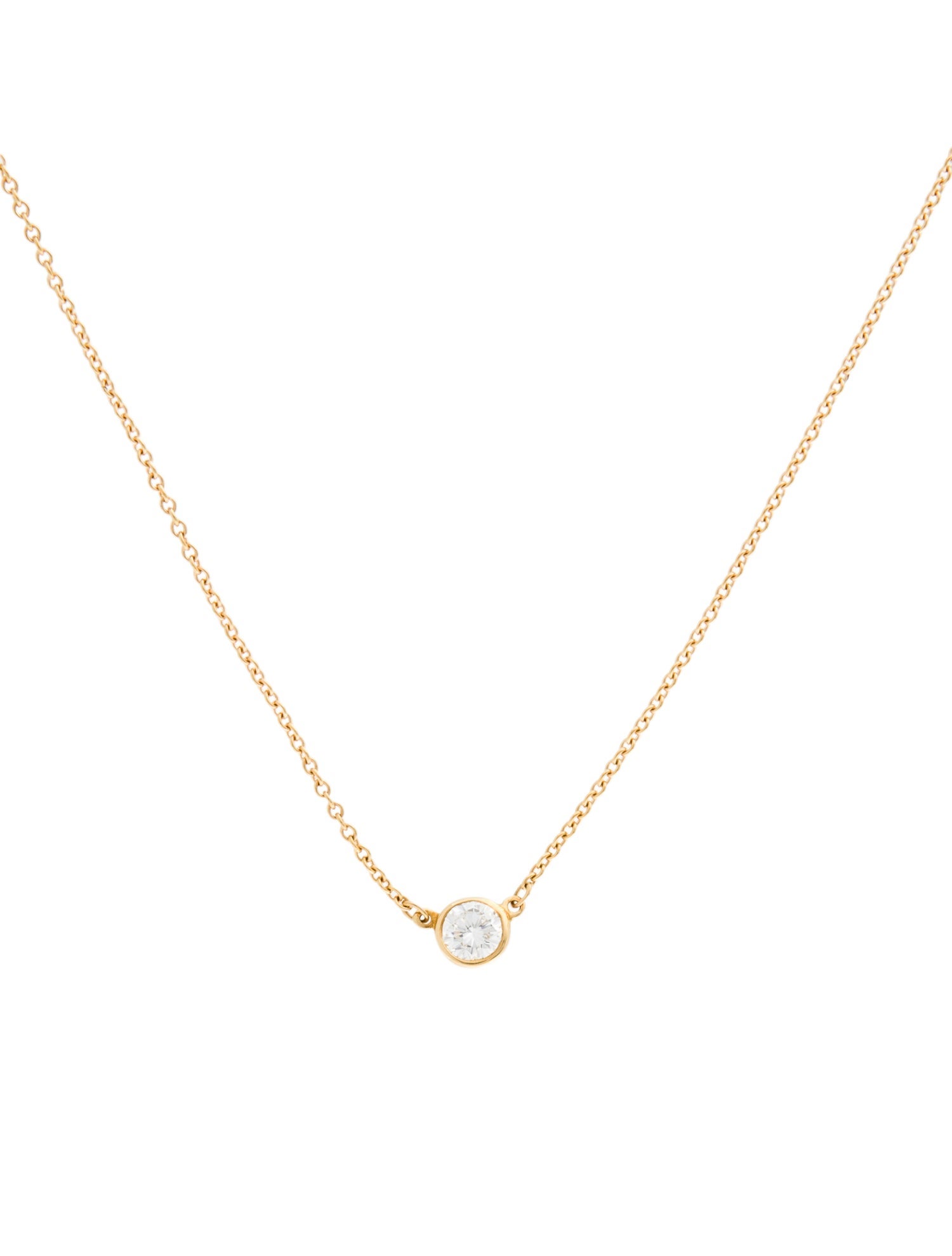 Tiffany & Co. 18K Diamonds by the Yard Pendant Necklace