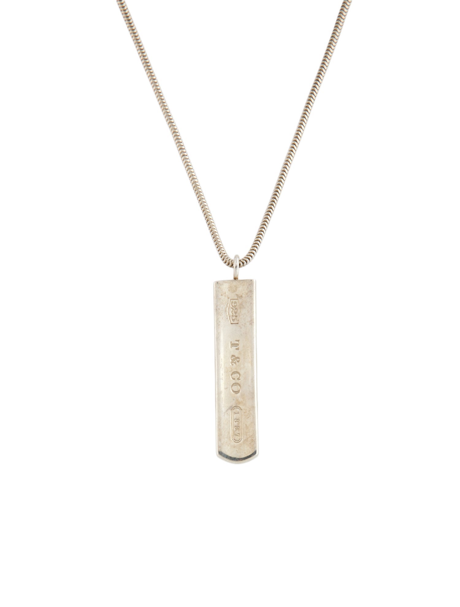 Tiffany & Co. Vintage 1837® Bar Pendant Necklace