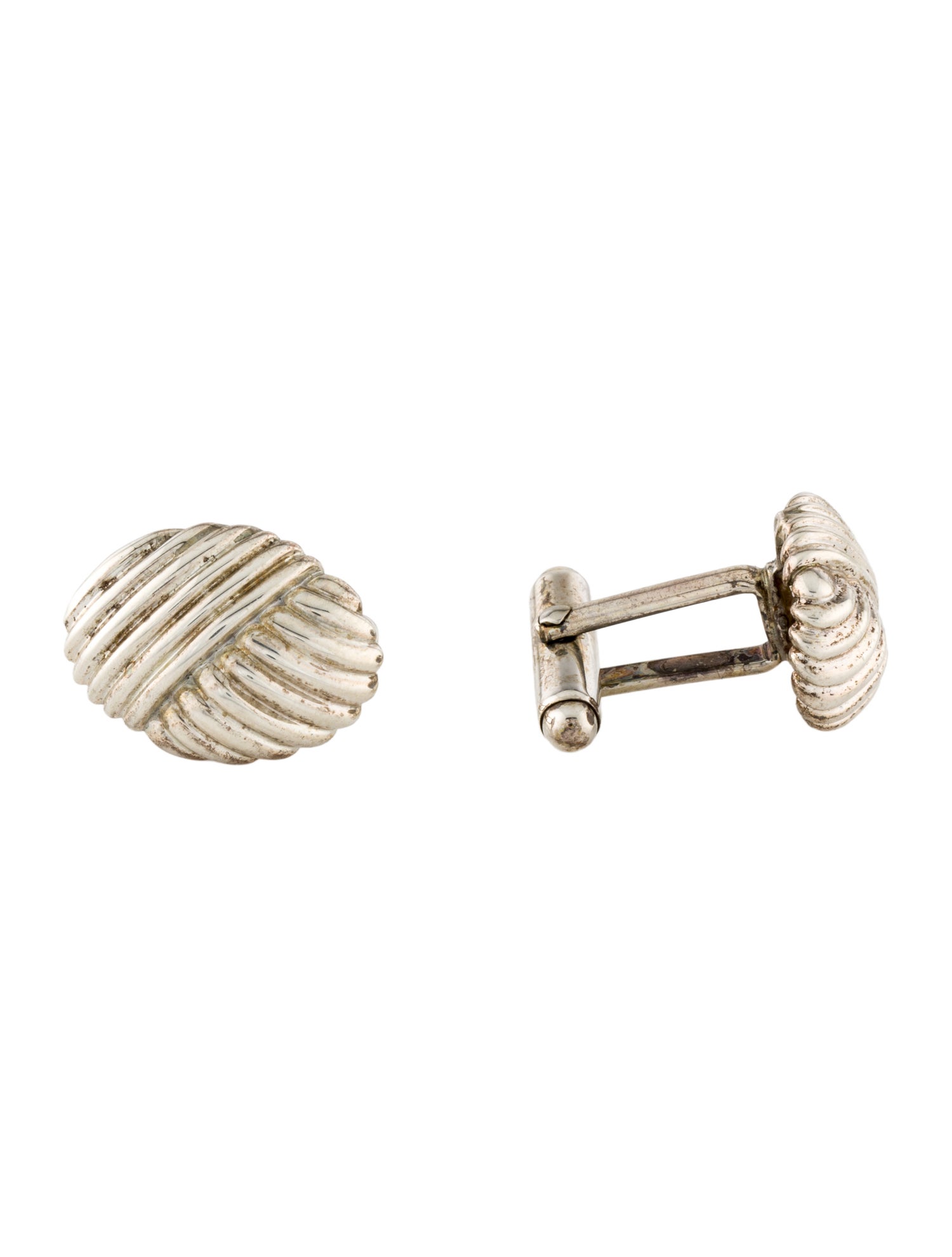 Tiffany & Co. Vintage Oval Cufflinks