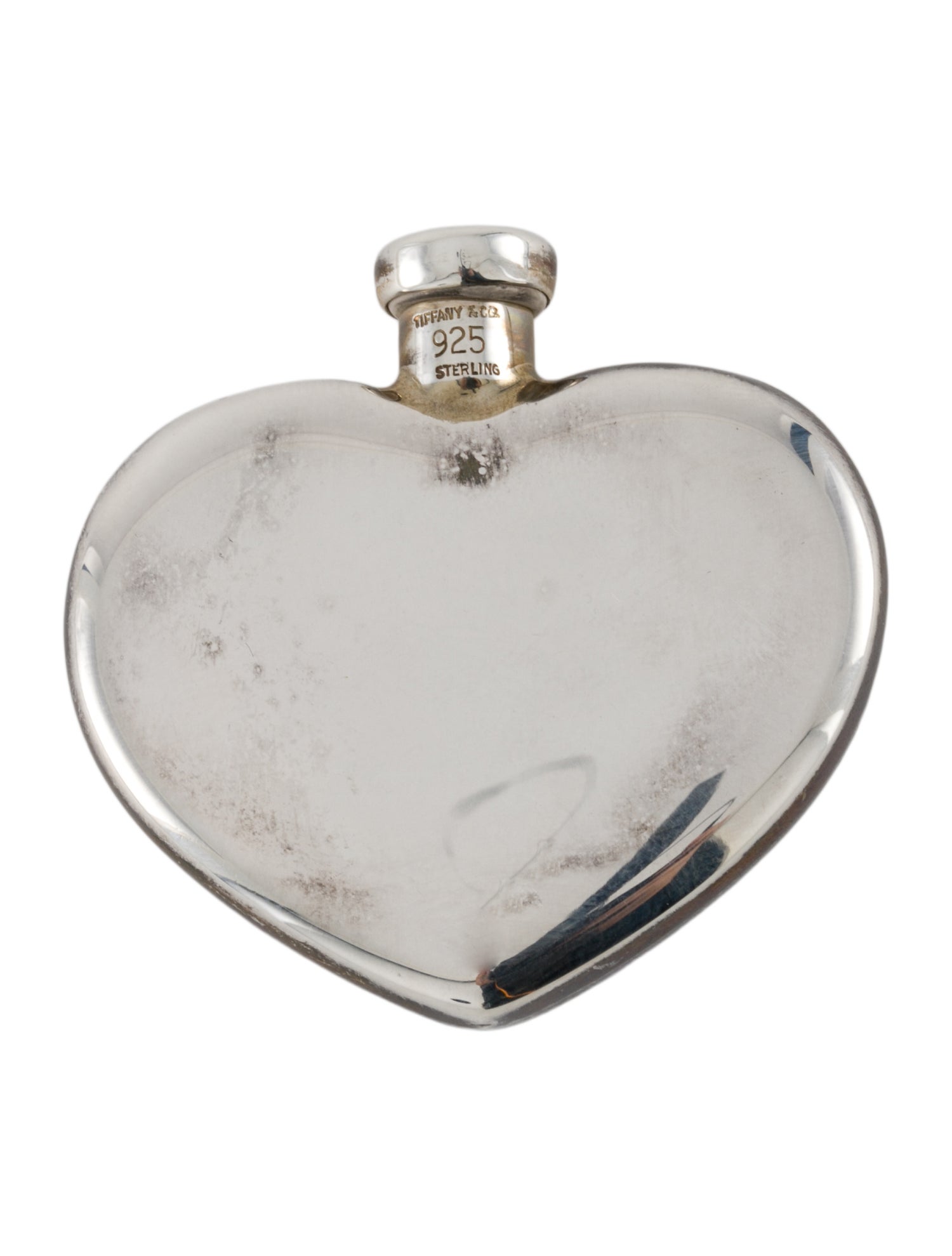 Tiffany & Co. Sterling Silver Heart Perfume Bottle