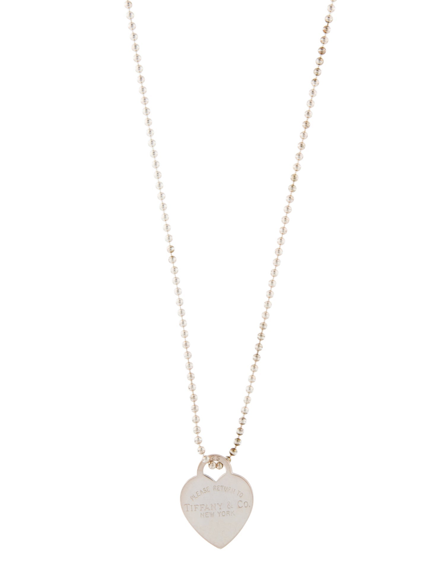 Tiffany & Co. Heart Tag Pendant Necklace