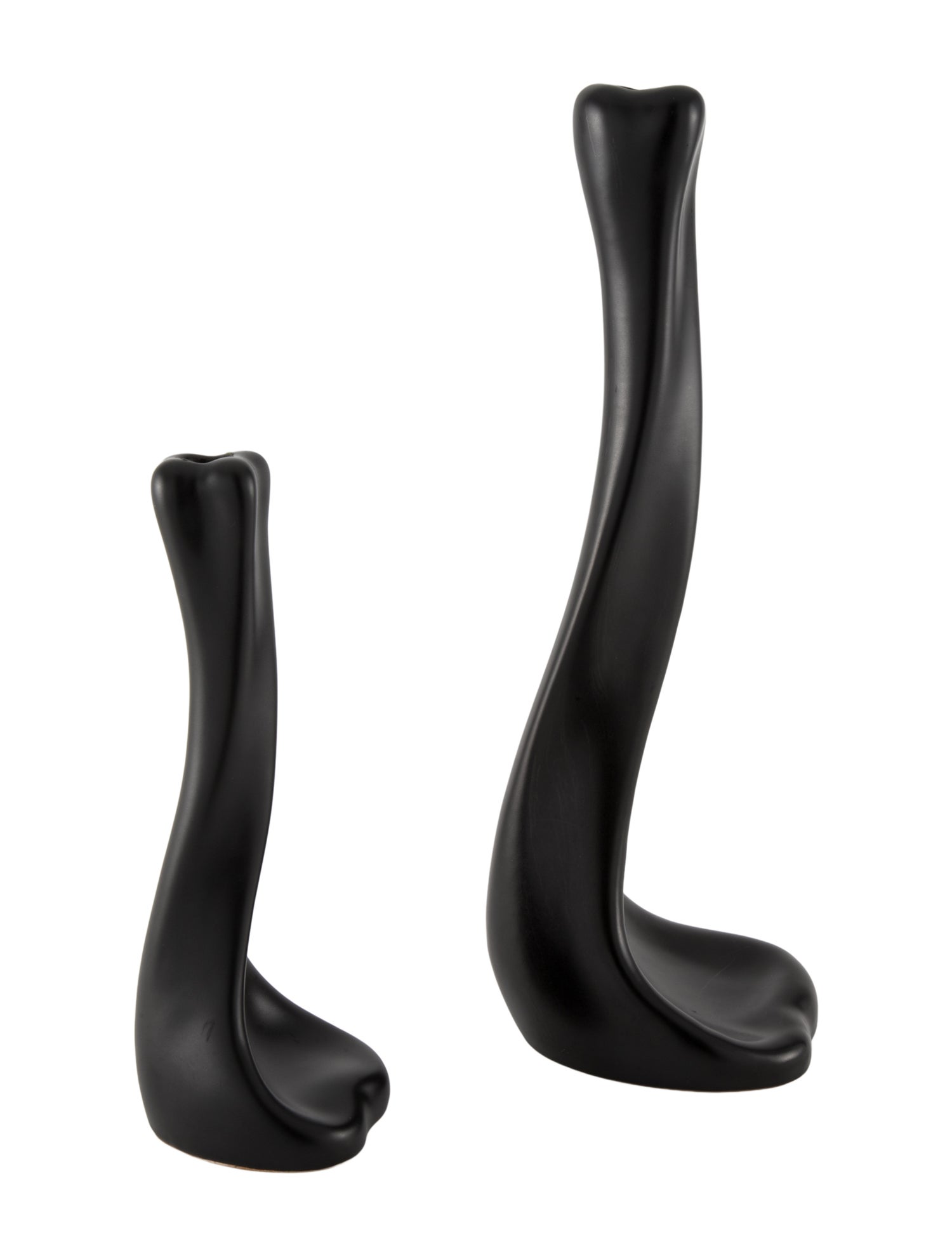 Tiffany & Co. Pair Of Elsa Peretti Bone Candlesticks