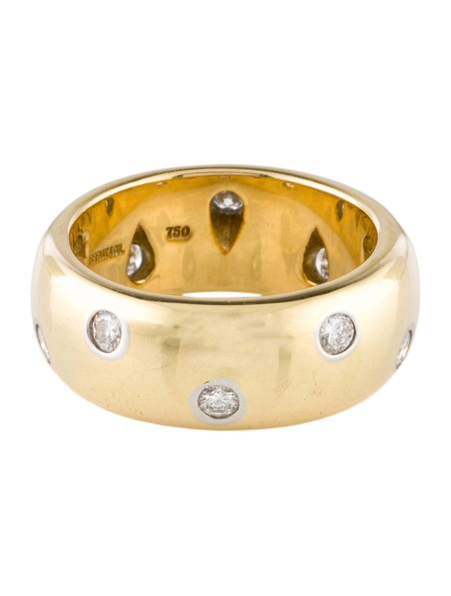 Tiffany & Co. 18K Diamond Etoile Band