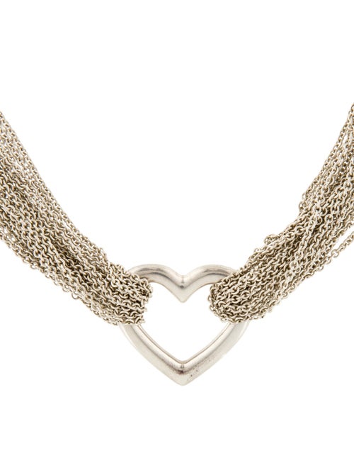 Tiffany & Co. Heart Multistrand Toggle Necklace