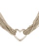 Tiffany & Co. Heart Multistrand Toggle Necklace