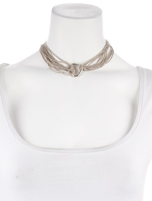 Tiffany & Co. Heart Multistrand Toggle Necklace