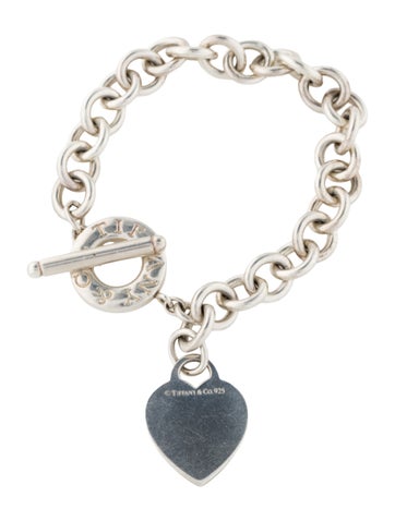 Tiffany & Co. Charm Heart Tag Toggle Bracelet
