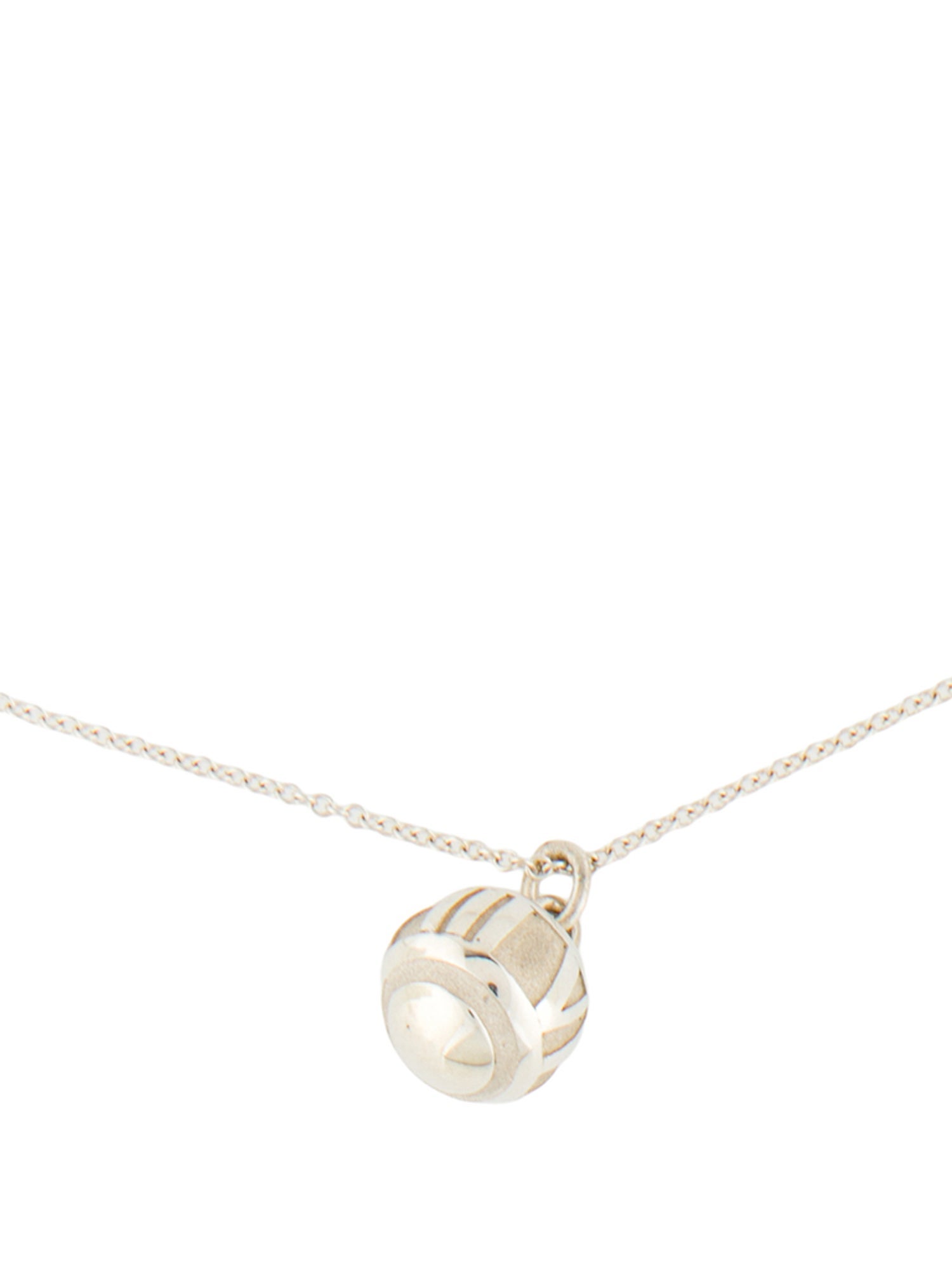 Tiffany & Co. Atlas Ball Pendant Necklace