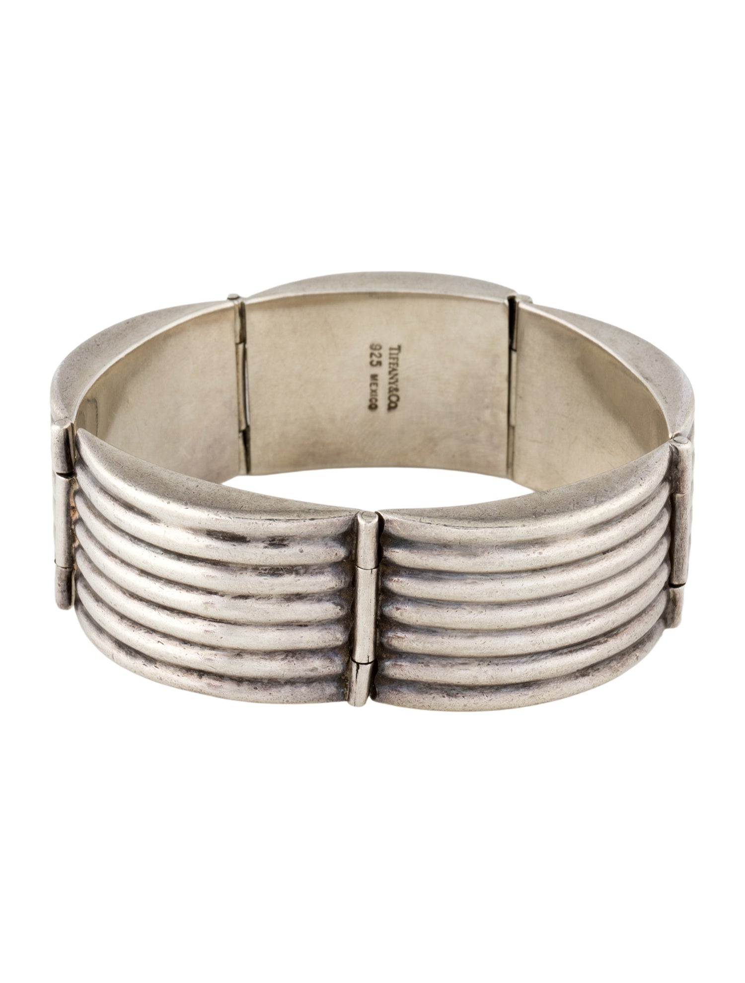Tiffany & Co. Vintage Atlas Groove wide Link Bracelet