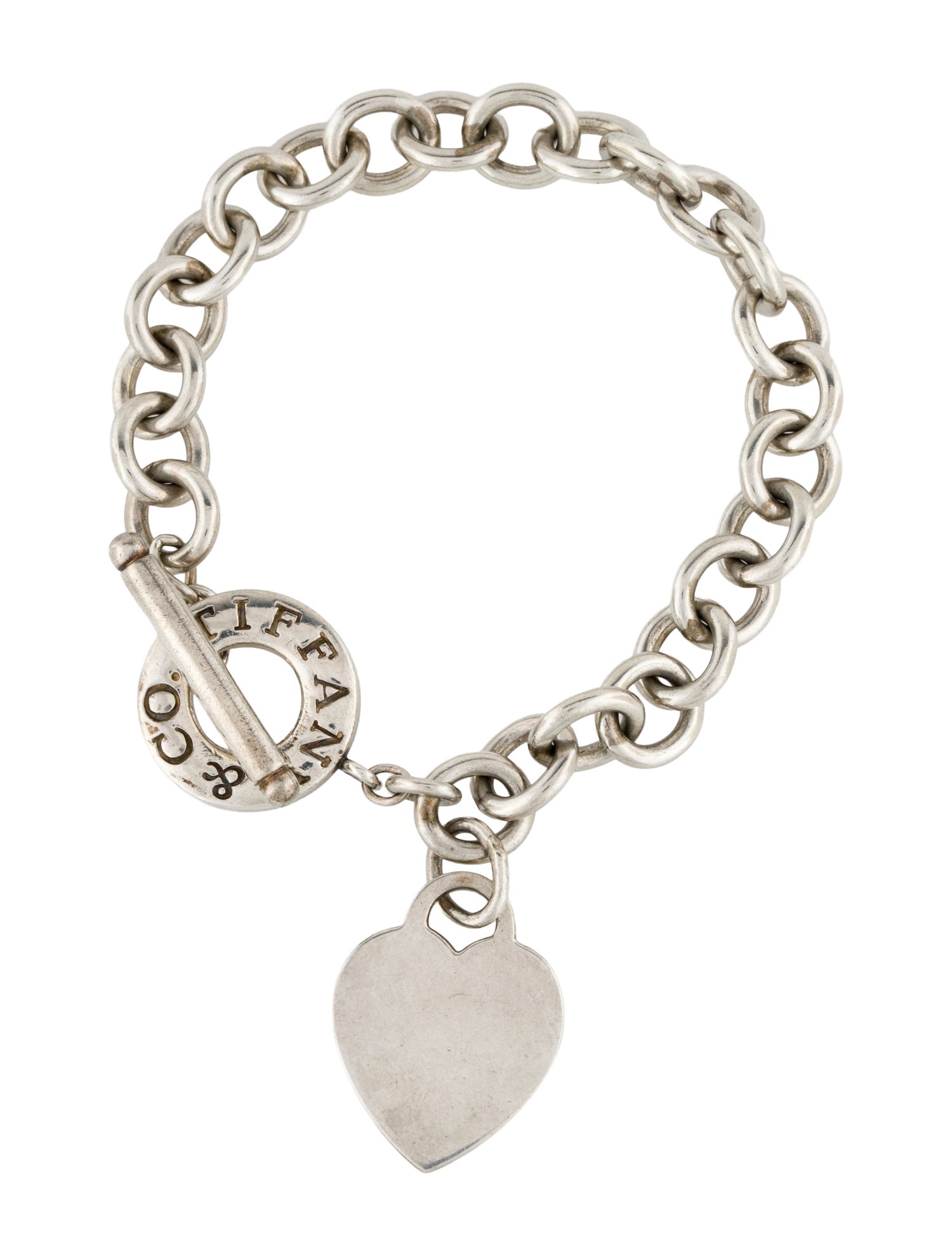 Tiffany & Co. Heart Tag Toggle Charm Bracelet