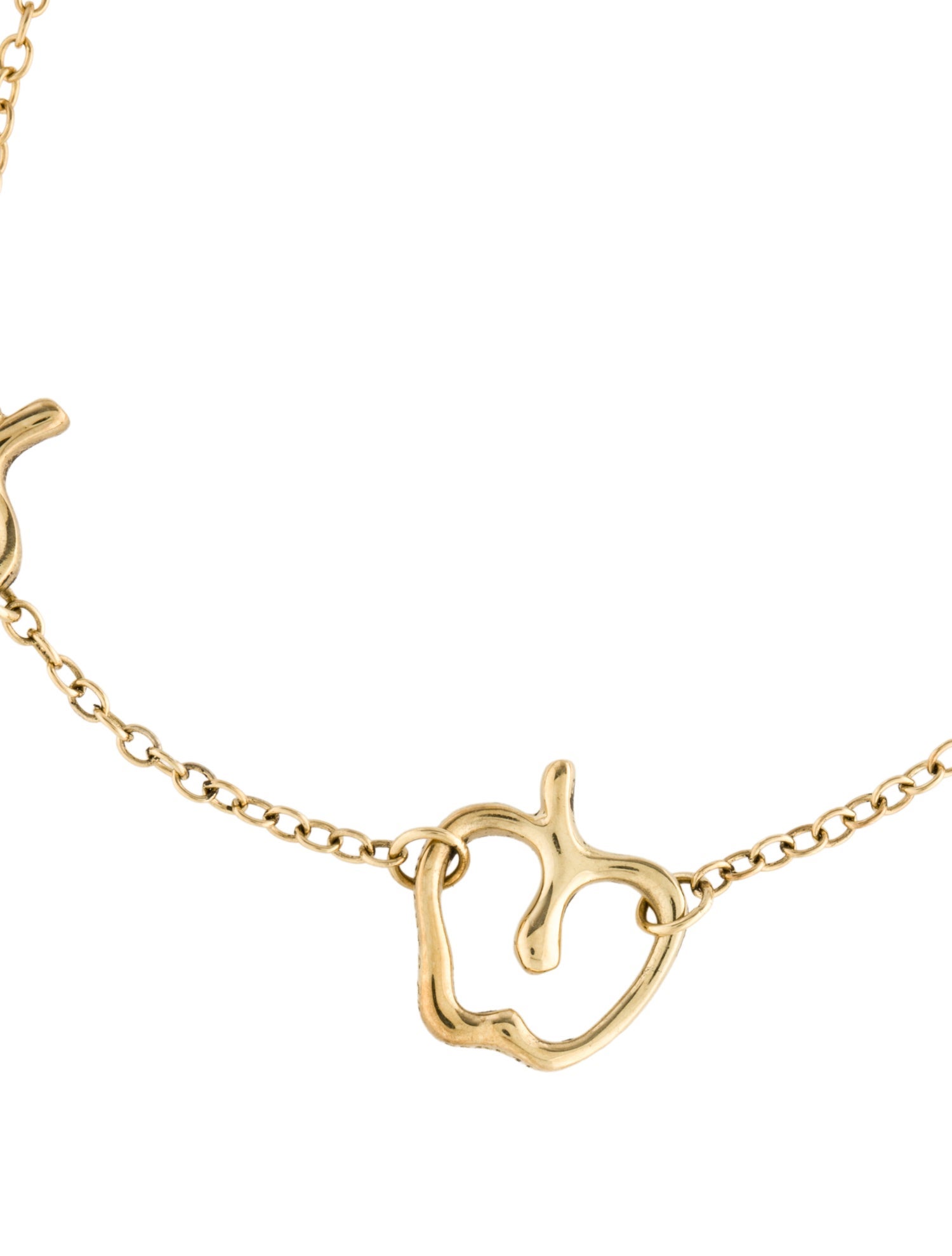 Tiffany & Co. Vintage 18K Apple Station Bracelet