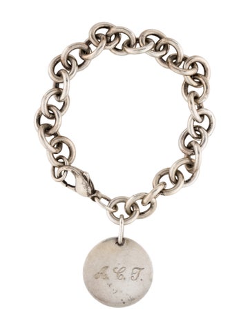 Tiffany & Co. Charm Round Tag Bracelet