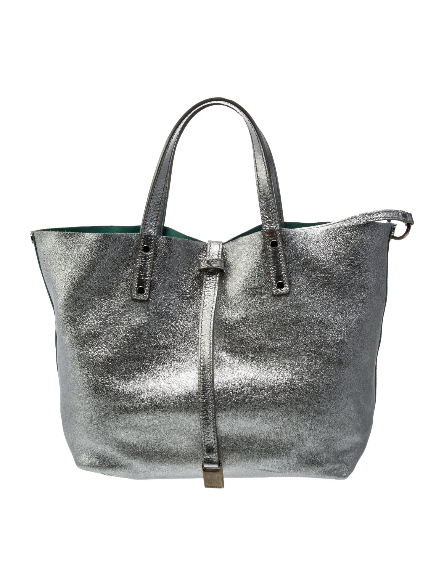 Tiffany & Co. Leather Top Handle Bag