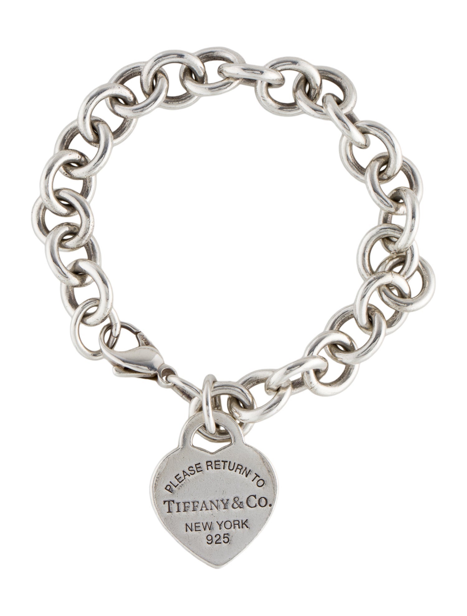 Tiffany & Co. Heart Tag Charm Bracelet