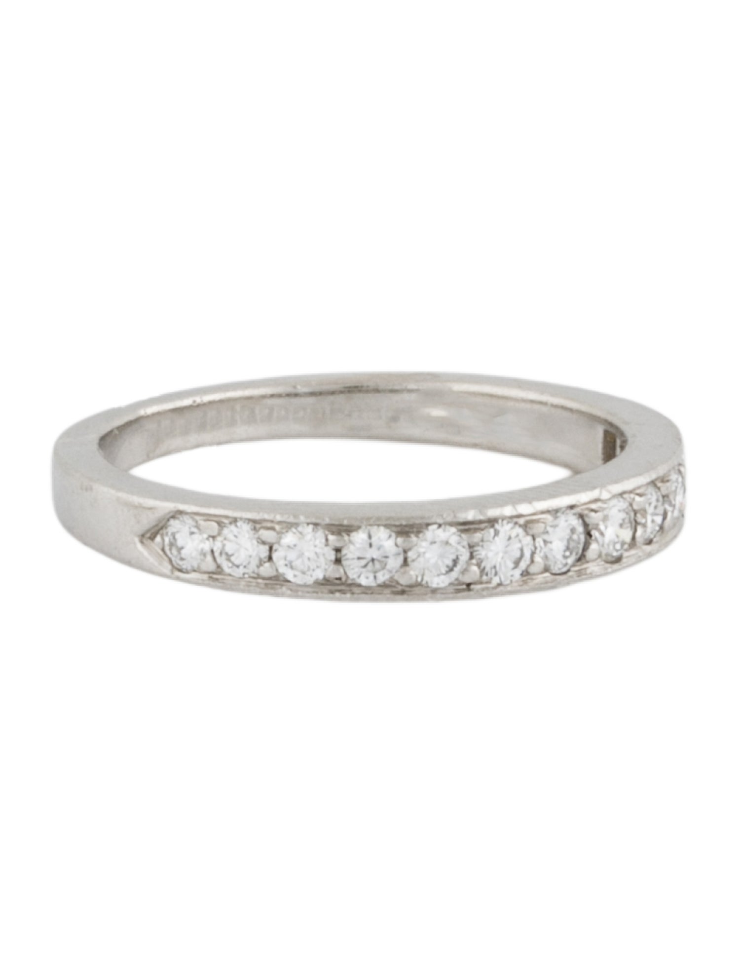 Tiffany & Co. Platinum Diamond Band