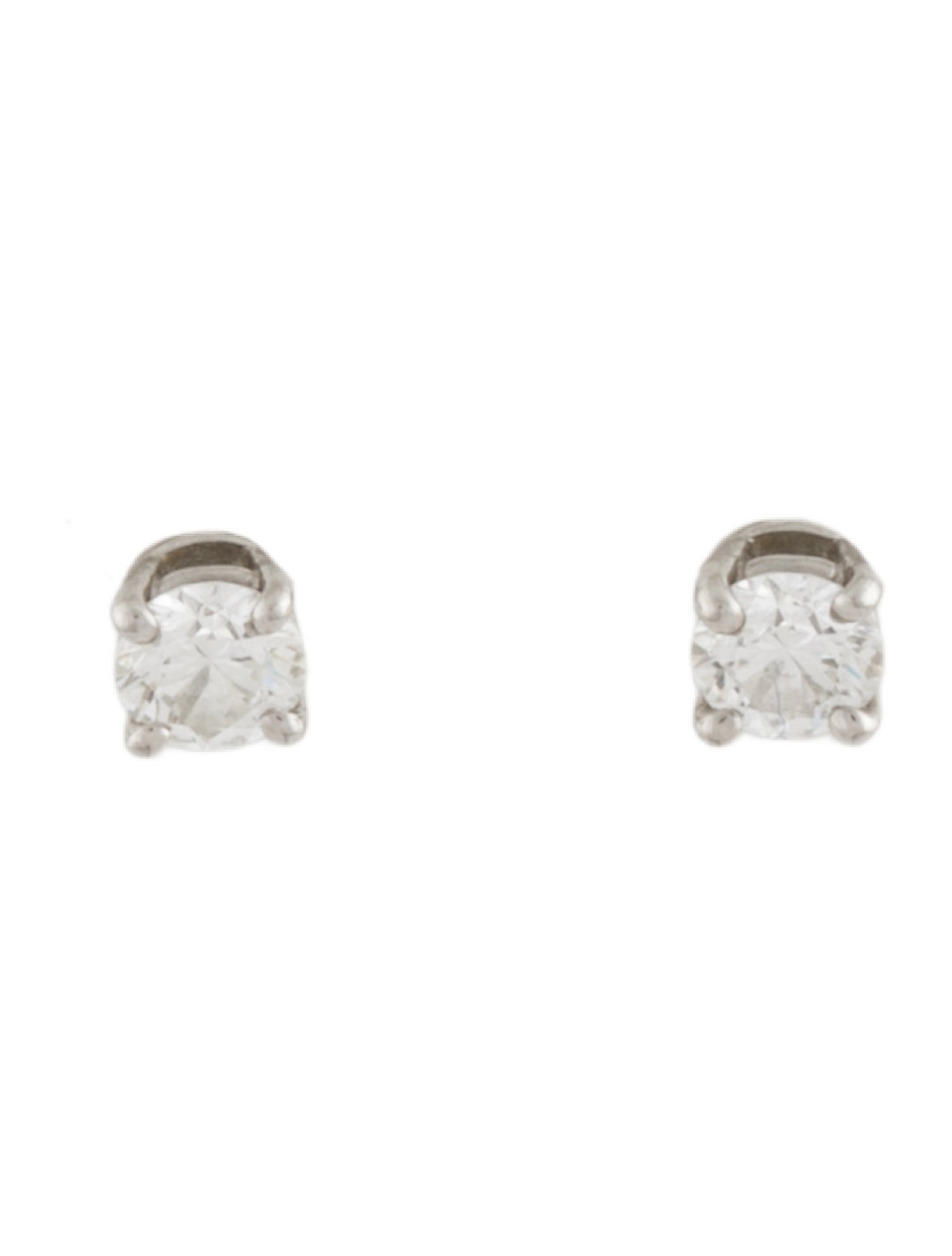 Tiffany & Co. Platinum Diamond Stud Earrings