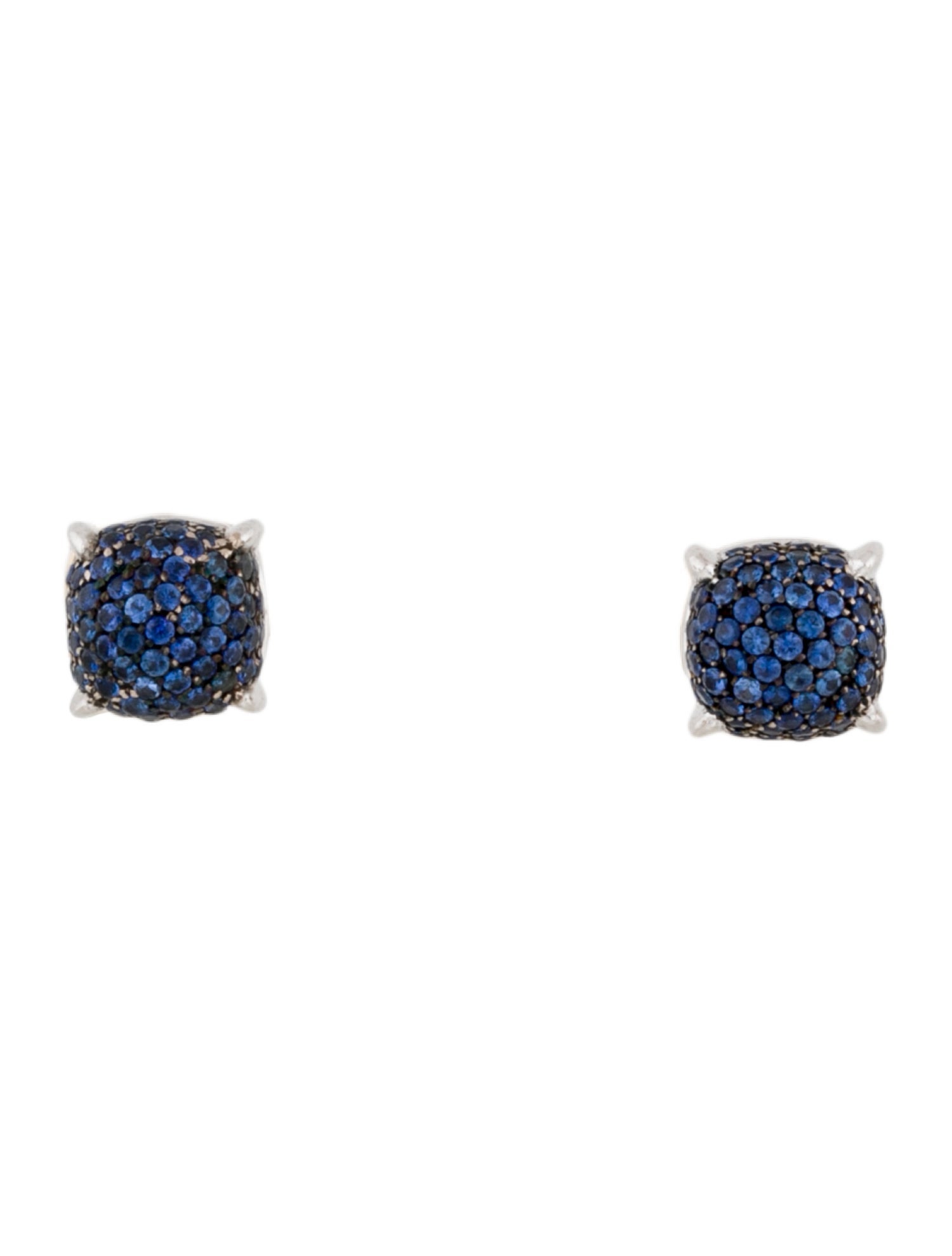 Tiffany & Co. 18K Sapphire Sugar Stack Stud Earrings