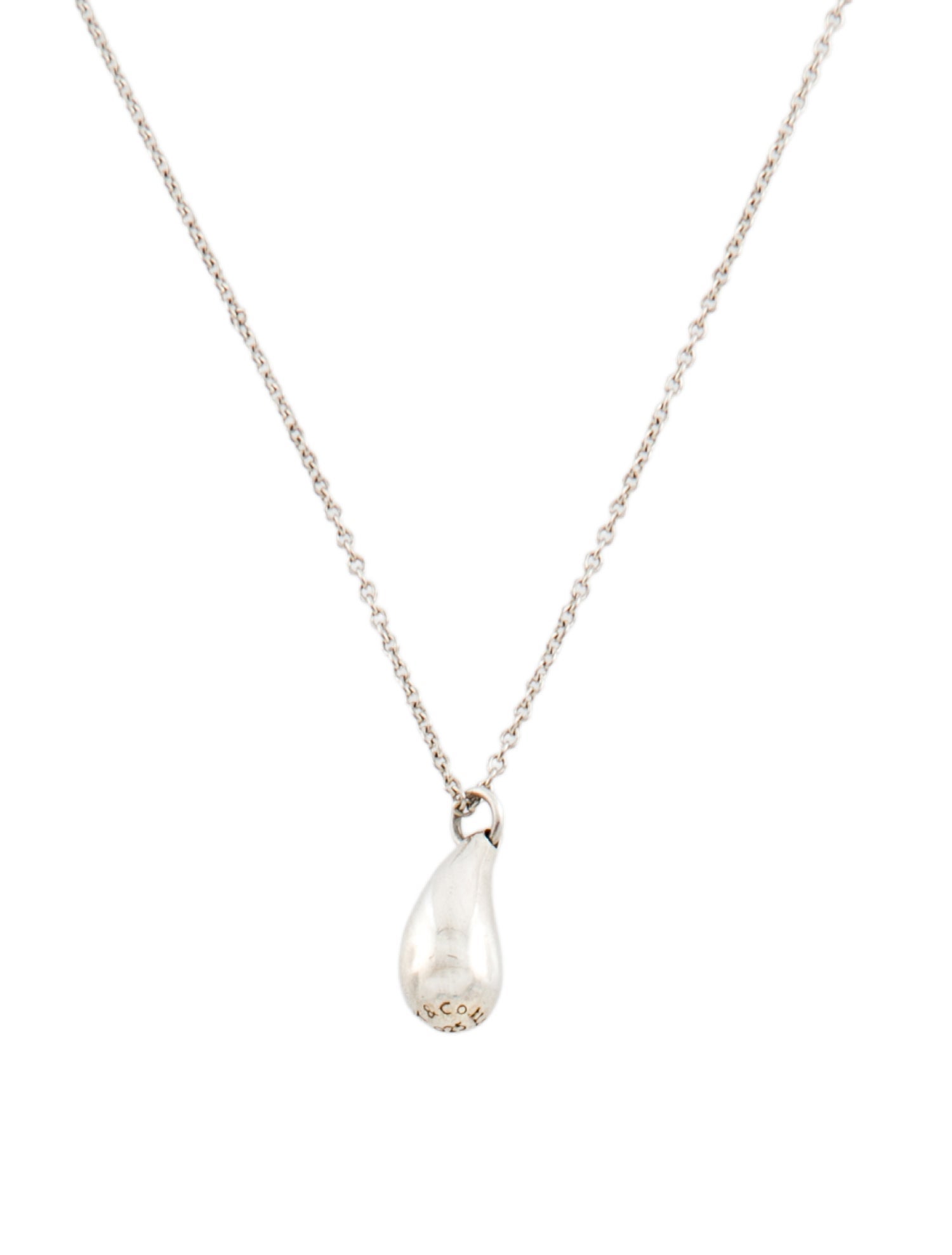Tiffany & Co. Teardrop Pendant Necklace