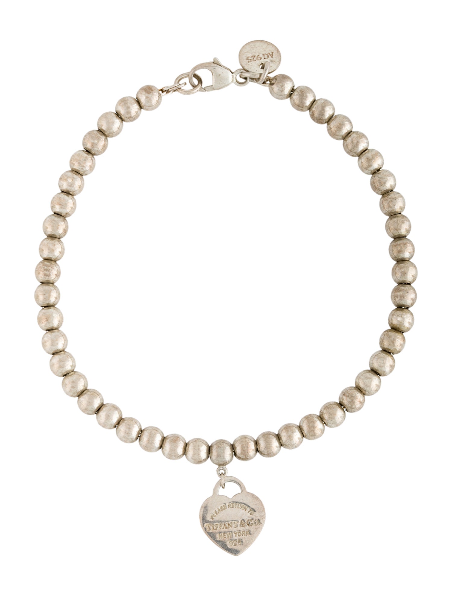 Tiffany & Co. Heart Tag Bead Bracelet