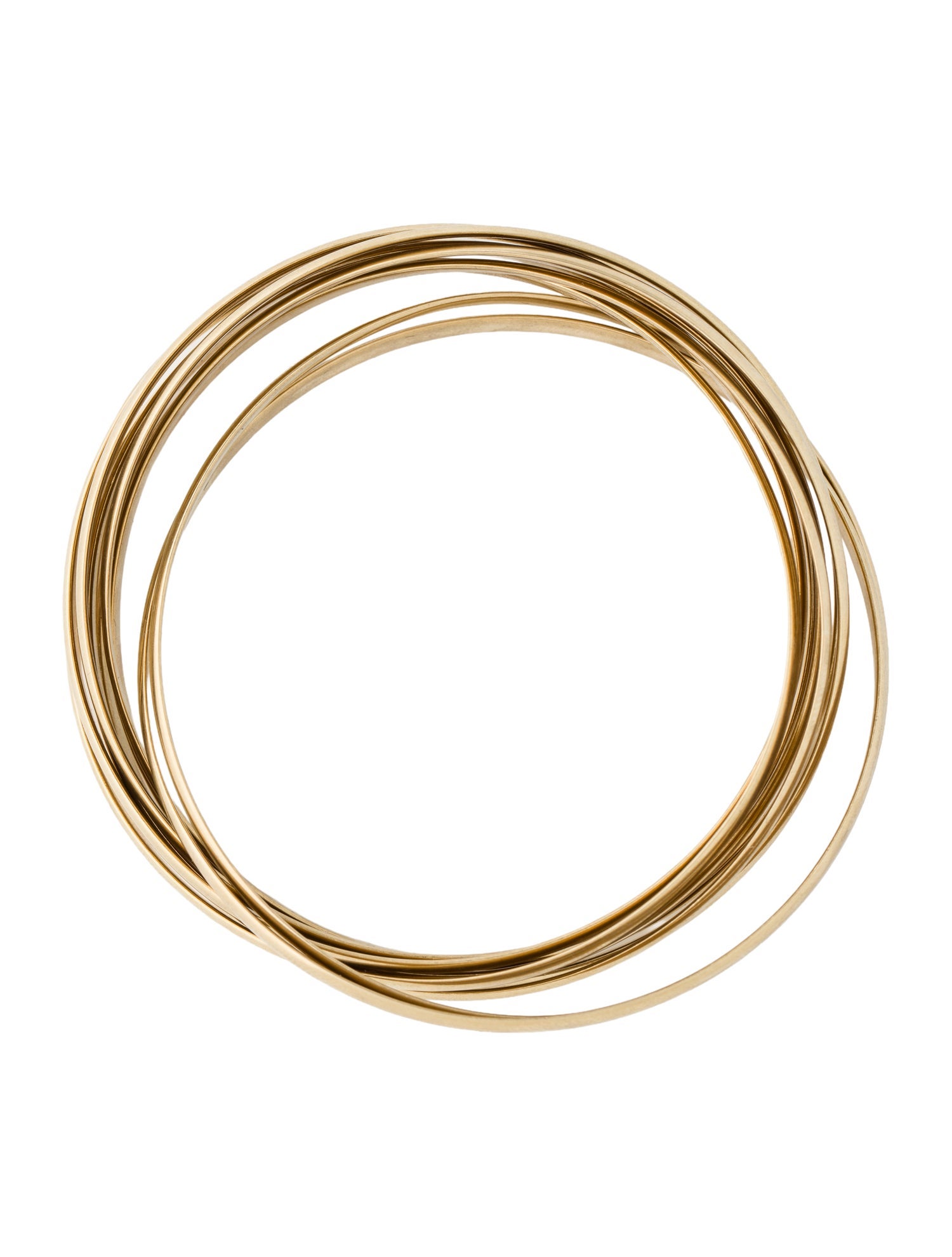 Tiffany & Co. 18K Paloma's Melody 9-Bangle Rolling Bracelet