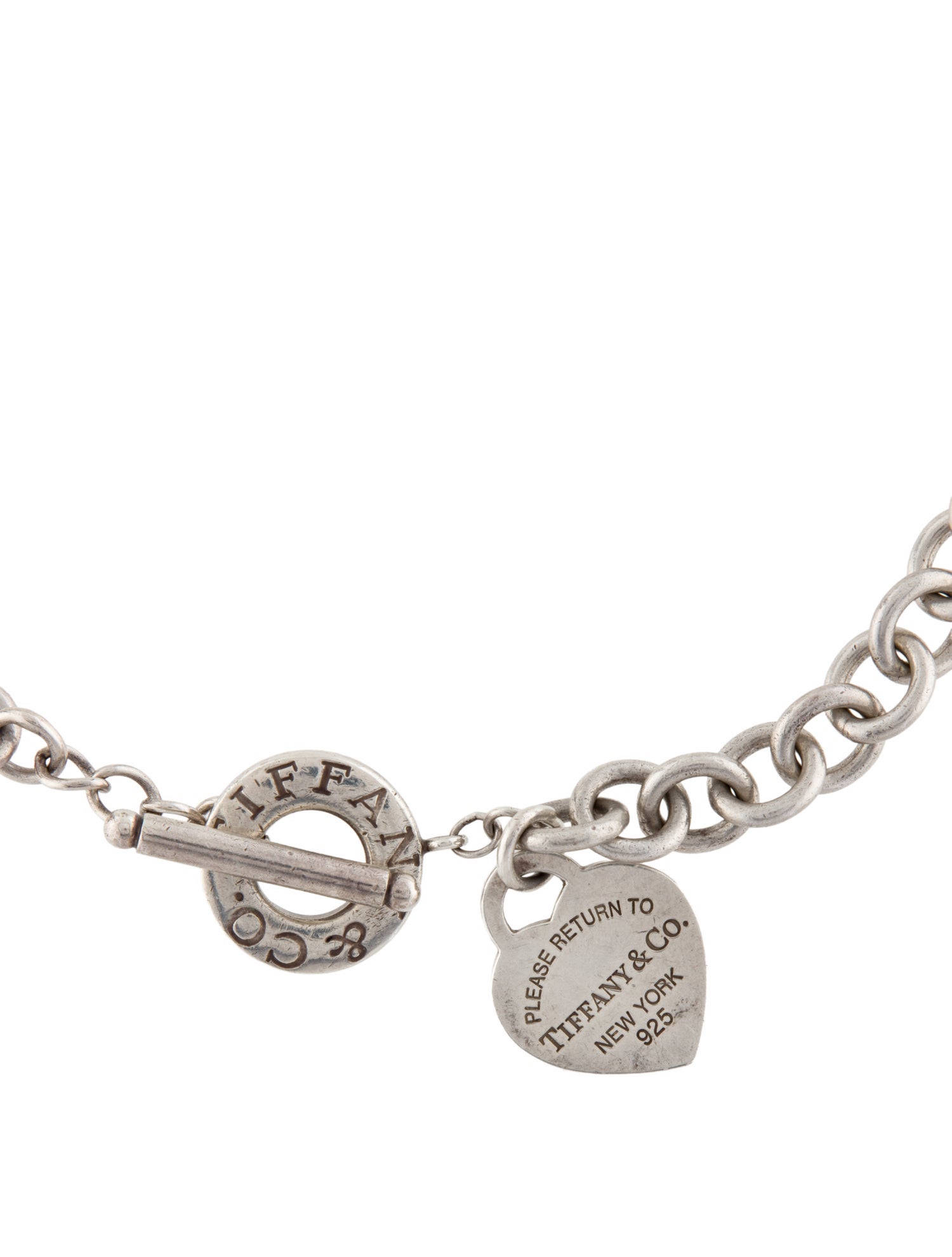 Tiffany & Co. Heart Tag Toggle Pendant Necklace