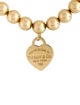 Tiffany & Co. 18K Heart Tag Bead Bracelet