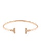 Tiffany & Co. 18K Diamond T Wire Cuff Bracelet