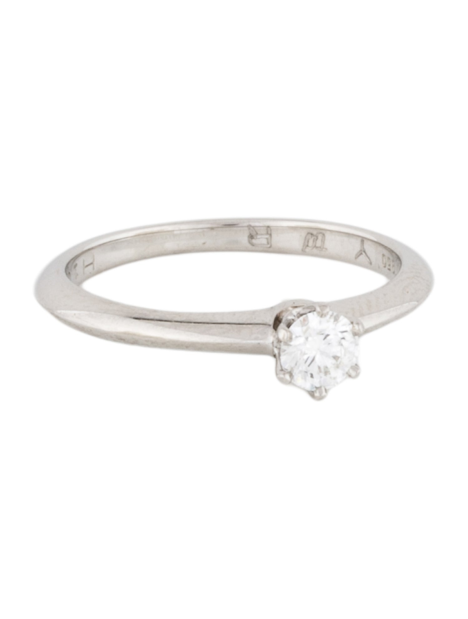Tiffany & Co. Platinum Diamond The Tiffany® Setting Engagement Ring