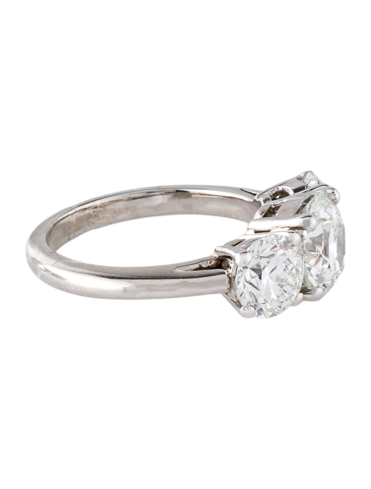 Tiffany & Co. Platinum 4.22ctw Diamond Engagement Ring