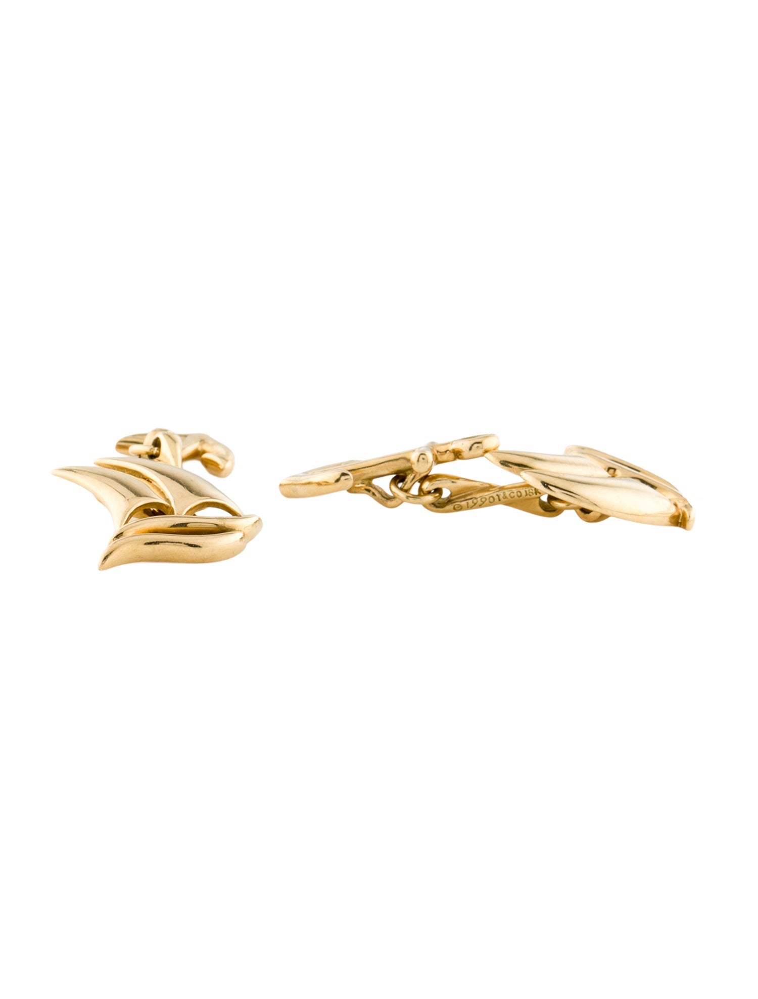 Tiffany & Co. Vintage 18K Nautical Cufflinks