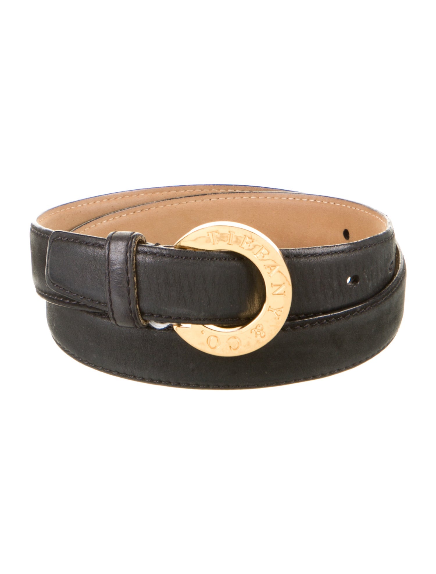 Tiffany & Co. Skinny Leather Belt