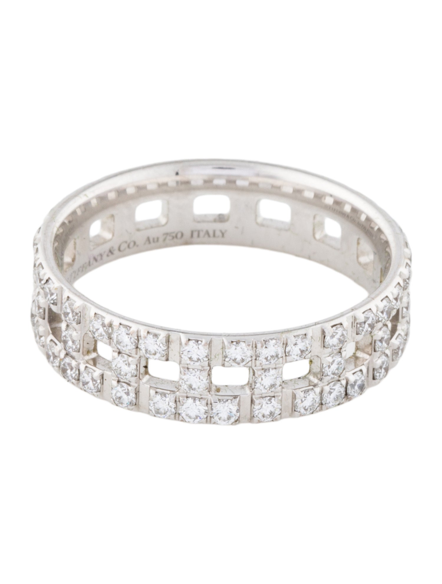 Tiffany & Co. 18K Diamond True Wide Band