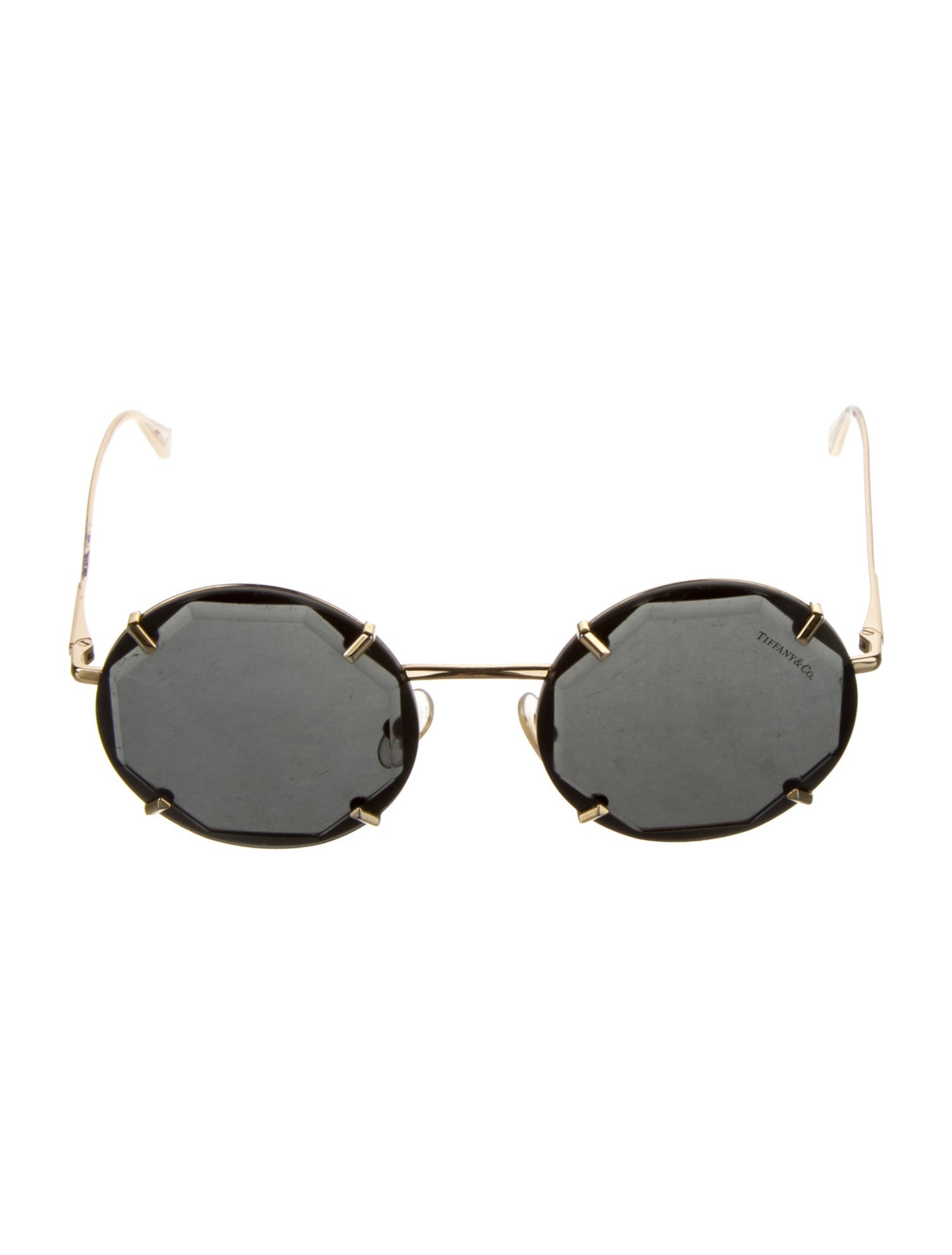 Tiffany & Co. Round Mirrored Sunglasses
