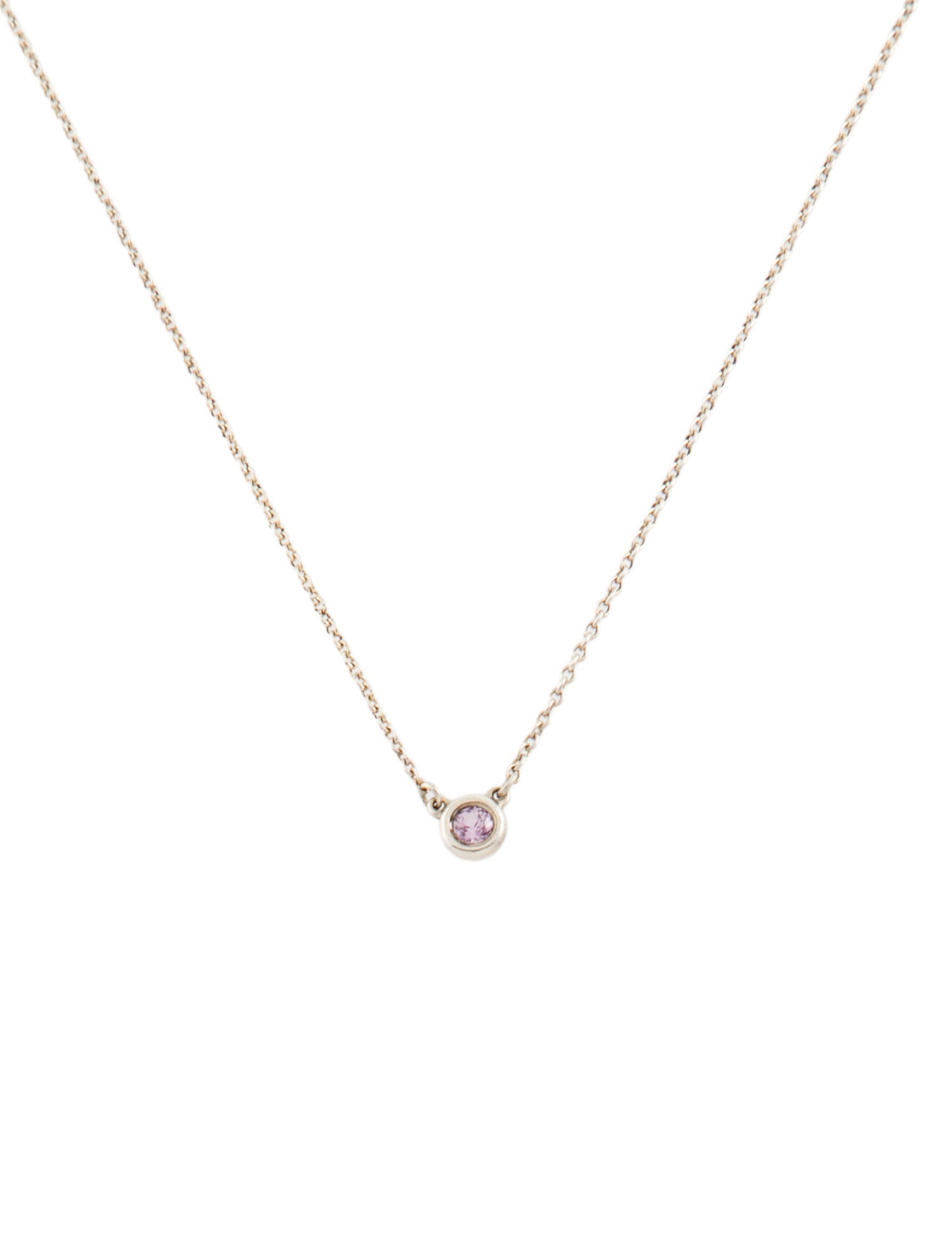 Tiffany & Co. Sapphire Color by the Yard Pendant Necklace