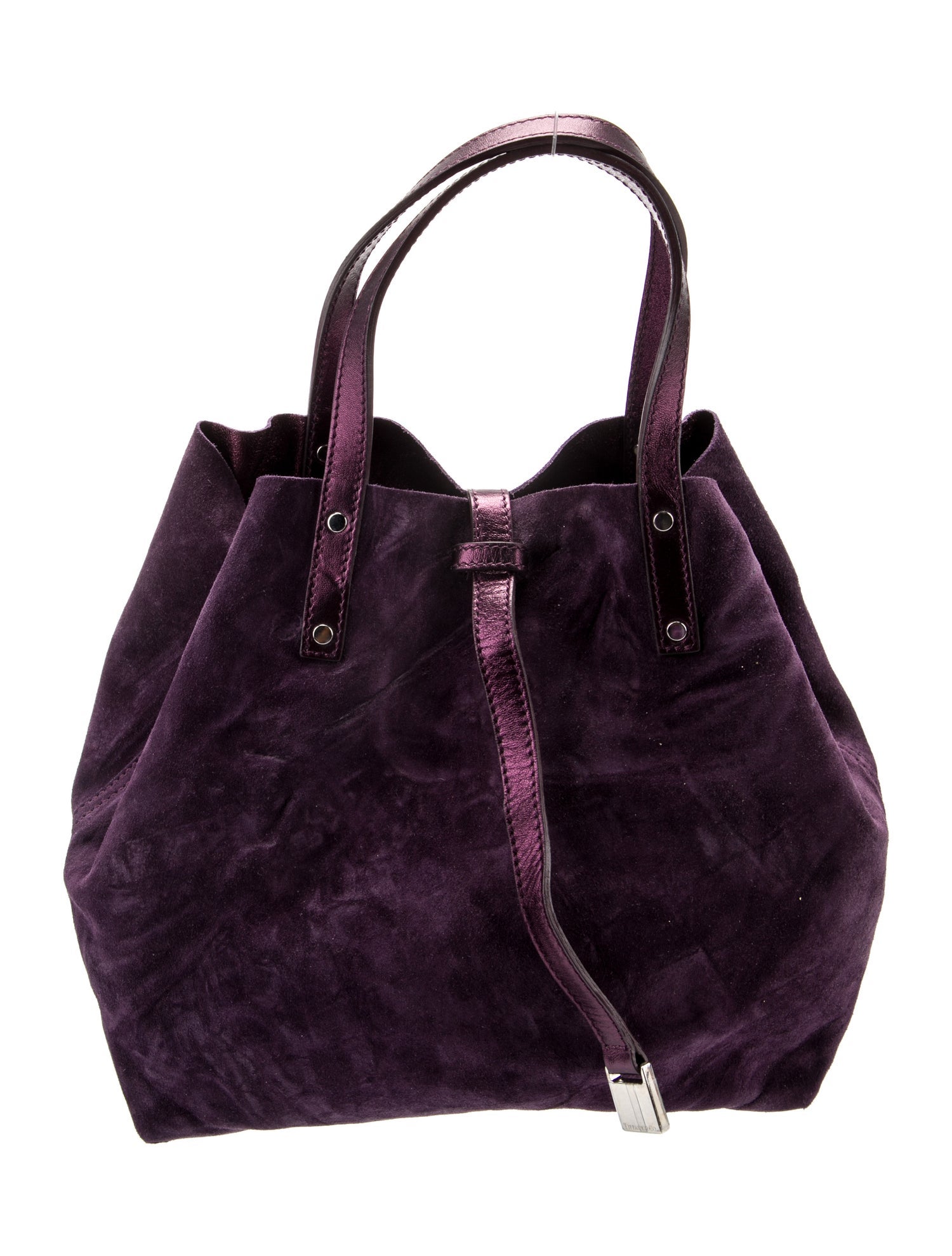Tiffany & Co. Suede Top Handle Bag