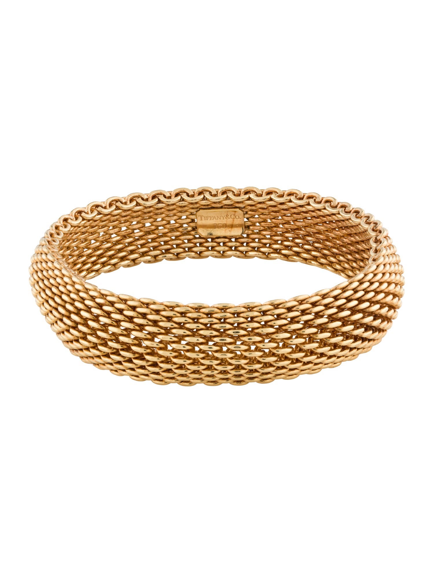 Tiffany & Co. 18K Somerset Mesh Bangle