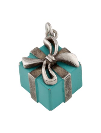 Tiffany & Co. Enamel Gift Box Charm