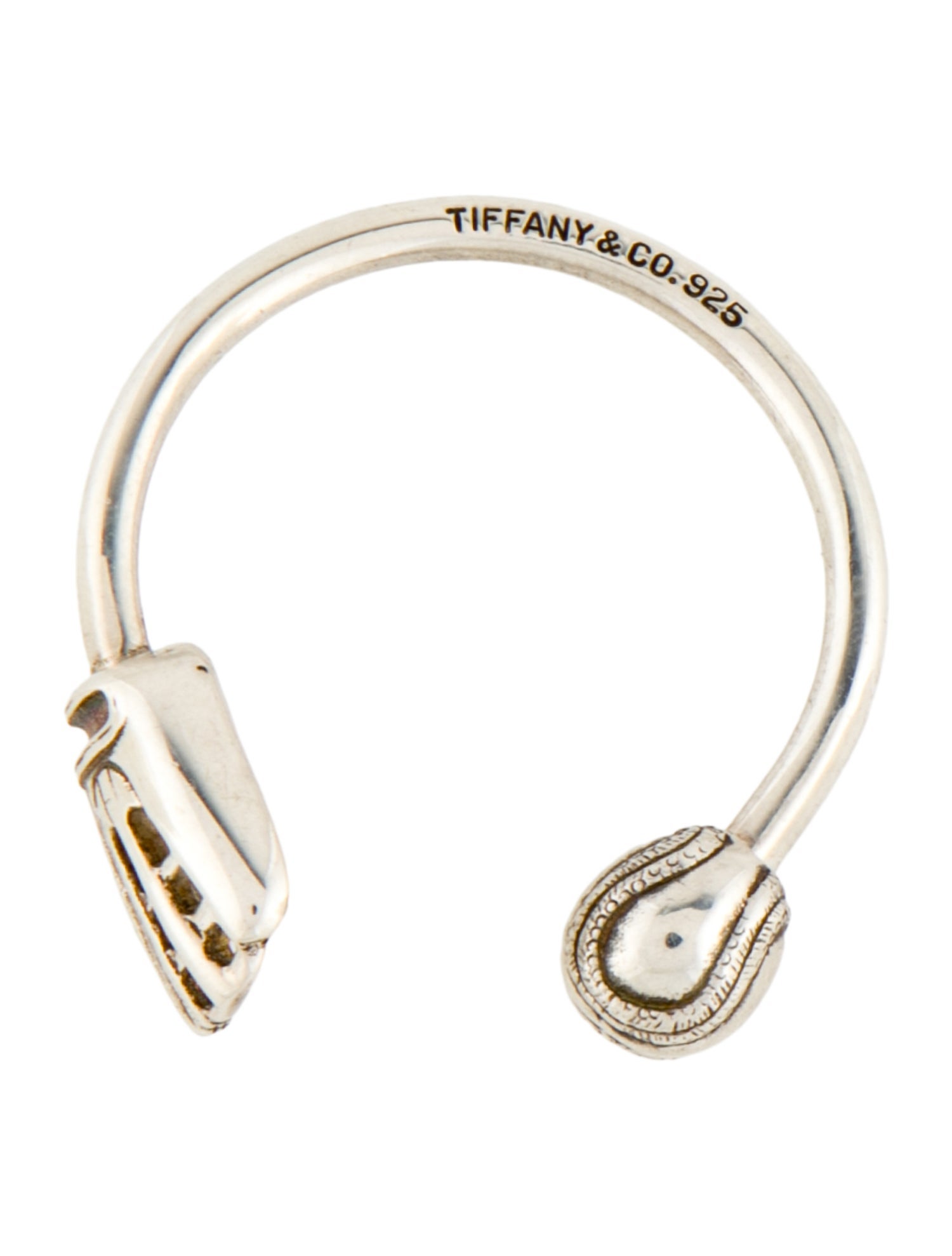 Tiffany & Co. Baseball & Glove Screwball Key Ring