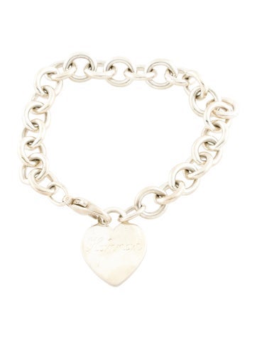 Tiffany & Co. Charm Heart Tag Bracelet