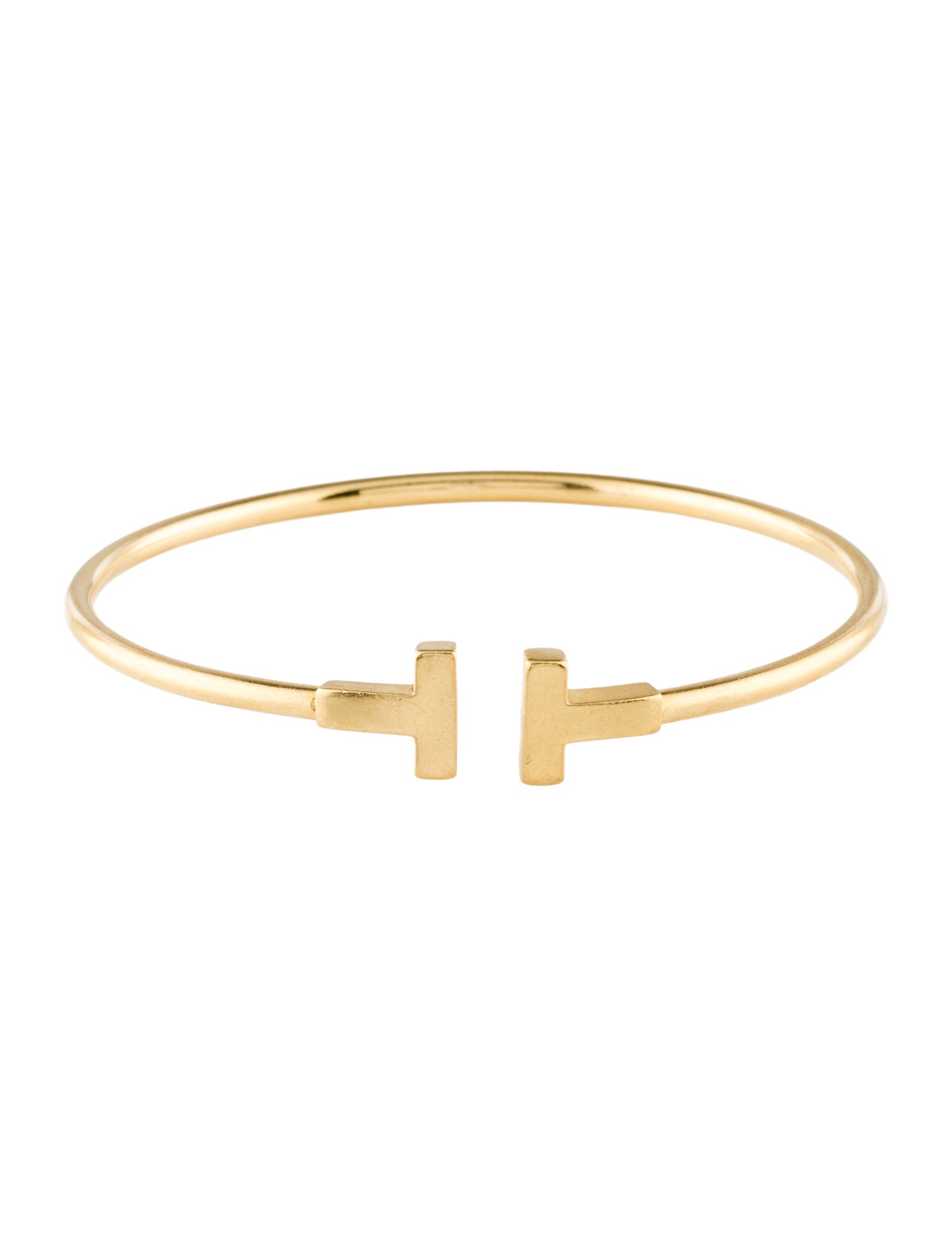 Tiffany & Co. 18K T Wire Bracelet