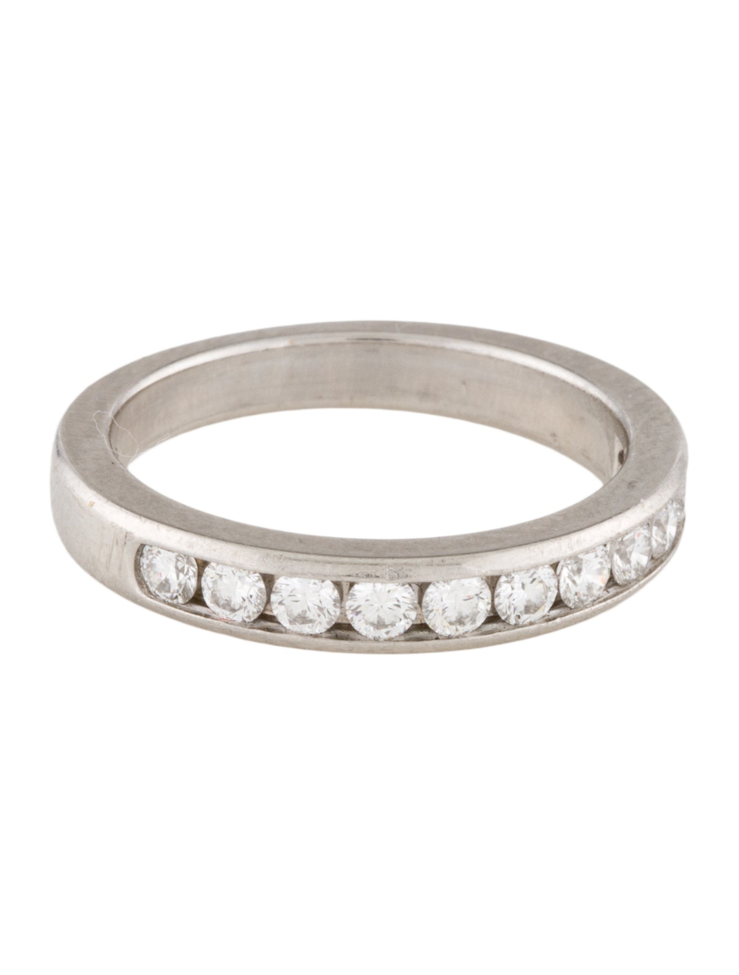 Tiffany & Co. Platinum Diamond Band